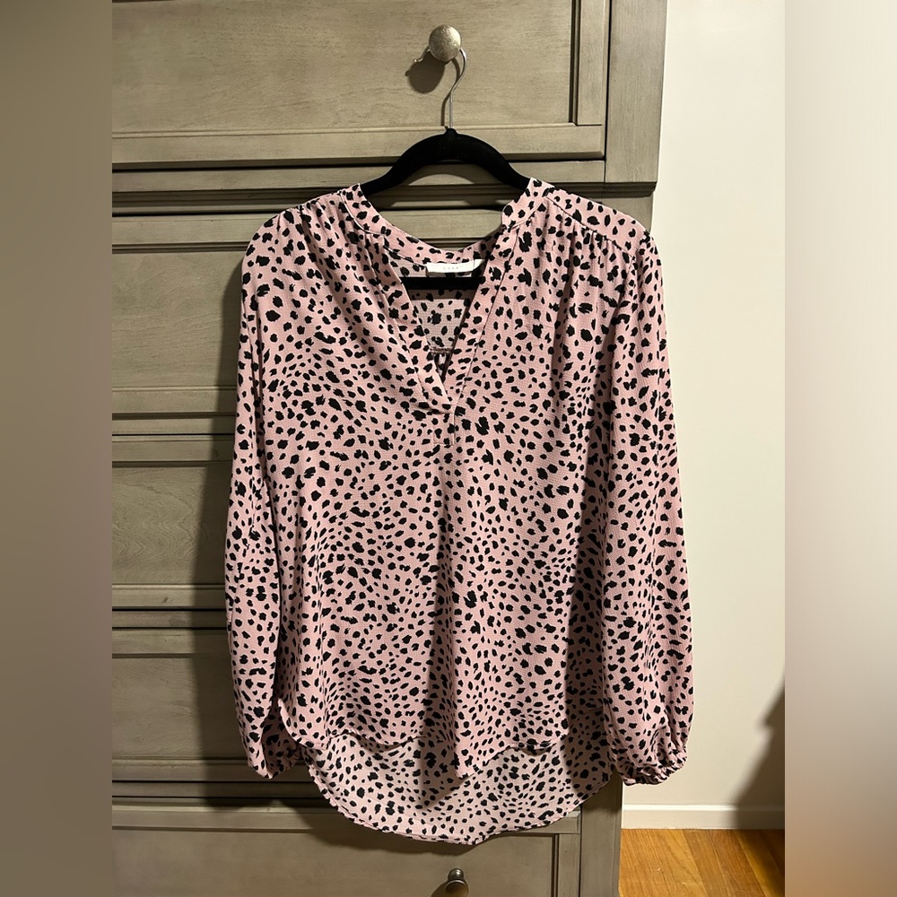 Lush Leopard Print Blouse